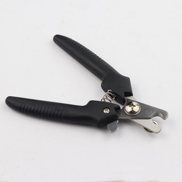 Пухнастики когтерез-кусачки для собак (черный) 3,8х12 см