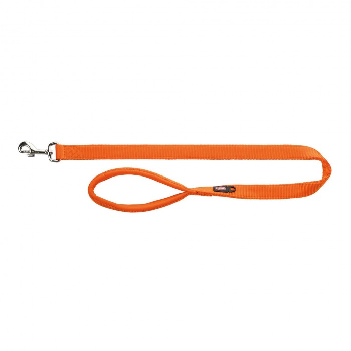 Trixie Premium повідець з неопреновою підкладкою для собак мініатюрних та міні порід кольору папайя розмір: XS-S 1,20м/15мм