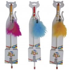 Croci игрушка Дразнилка с перышком для кошек 46 см