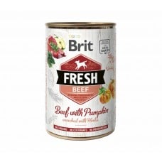 Brit Fresh Beef with Pumpkin с говядиной и тыквой для собак 400g