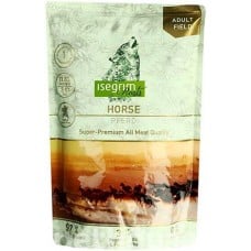 ISEGRIM Pouch Roots Horse Monoprotein Конина с овощами, льняным маслом и травами 410г