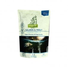 ISEGRIM Pouch Roots Salmon & Trout Лосось и форель с топинамбуром, сафлорованым маслом, травами 410г