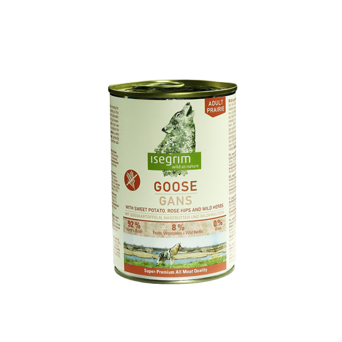 ISEGRIM Goose with Sweet Potato, Rose Hip & Wild Herbs Гуска з бататом, шипшиною та дикорослими травами 400г