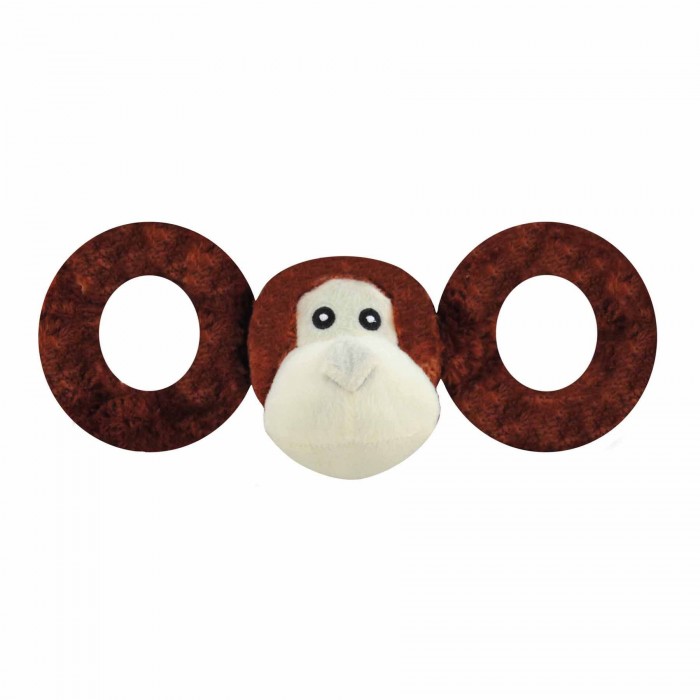 Jolly Pets TUG-A-MAL игрушка для собак обезьянка с пищалкой d 7-12 см / h 25 см