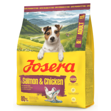Josera Mini Salmon & Chicken сухой корм для собак мини пород с лососем и курицей 0,9 кг