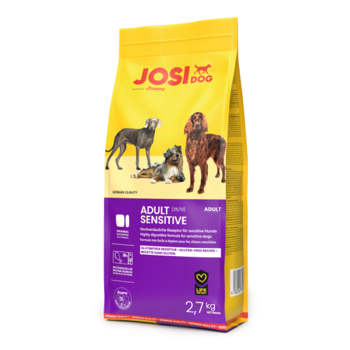 Josera JosiDog Adult Sensitive сухой корм для собак с чуствительным пищеварением 2,7 кг