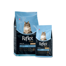 Reflex Plus Sterilised Повноцінний сухий корм для стерилізованих кішок з лососем 1,5кг
