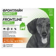 Frontline Combo (Фронтлайн Комбо) S краплі п\п для собак від 2 до 10кг.