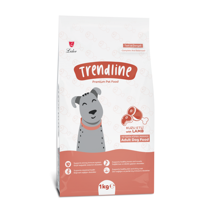 Trendline (Трендлайн) Полноценный и сбалансированный сухой корм для собак с ягненком и рисом