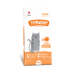 Trendline (Трендлайн) Полноценный и сбалансированный сухой корм для котят с курицей 15кг.