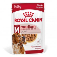 ROYAL CANIN MEDIUM ADULT вологий корм для дорослих собак середніх порід у соусі 140г 