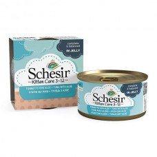 Schesir Kitten Tuna with Aloe вологий корм для кошенят з тунцем та алое в желе 85 г