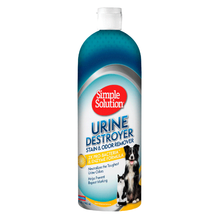 Simple Solution Urine Destroyer нейтрализатор запахов и пятен 945 мл