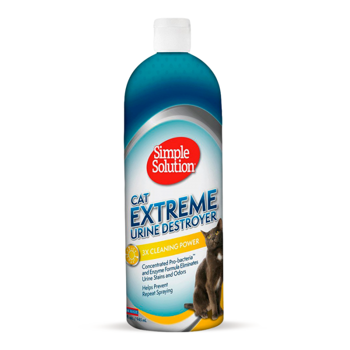 Simple Solution Cat Extreme Urine Destroyer нейтрализатор кошачьей мочи 945 мл