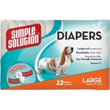 Simple Solution Disposable Diapers Large подгузники для собак L 12 шт