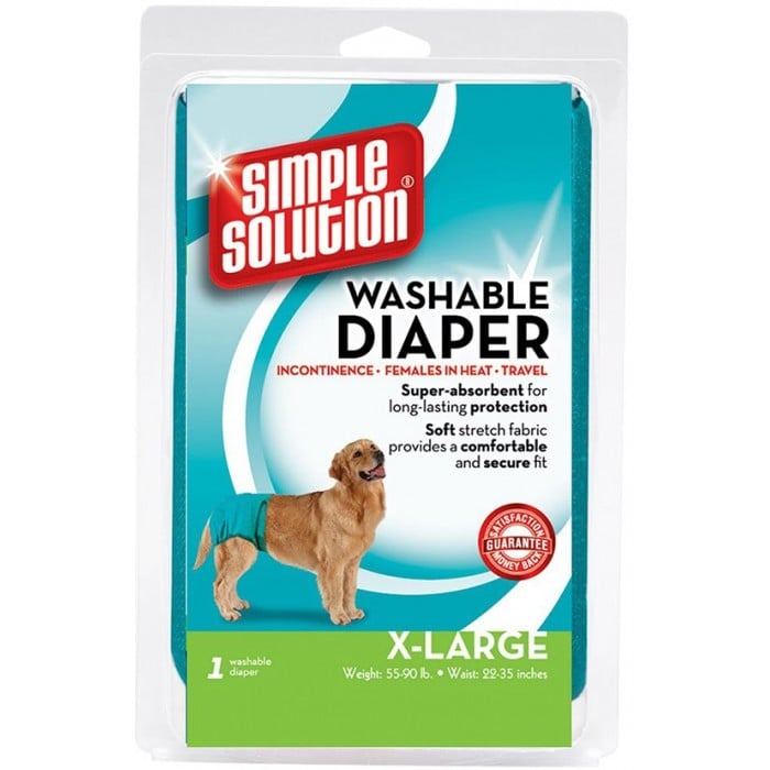 Simple Solution Washable Diaper X-Large многоразовые гигиенические трусы для собак XL