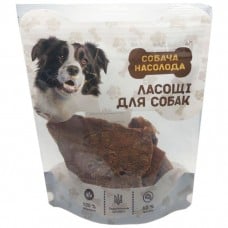 Собача насолода лакомство для собак вымя сушеное 85 г