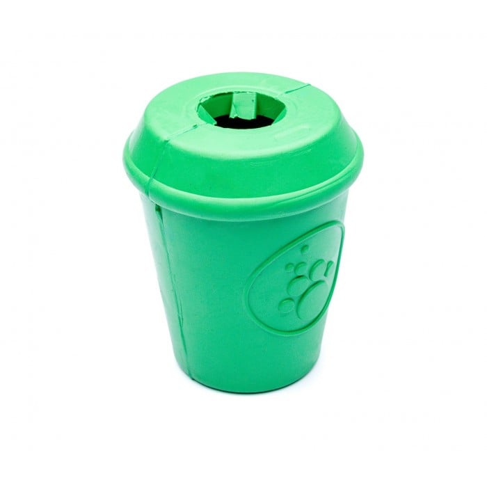 Игрушка SodaPup Coffee Cup – Green (Кофи Кап Грин) «Чашка кофе», зеленая L