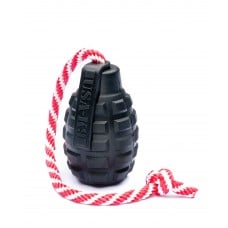 Игрушка SodaPup Magnum Grenade Reward Toy – Black (Магнум Гринад Ревард Той Блек) «Граната на веревке», черная XL