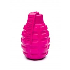 Игрушка SodaPup Puppy Grenade – Pink (Паппи Гринад Пинк) «Граната», розовая M