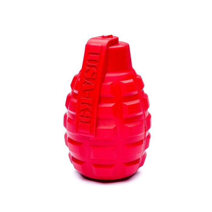 Игрушка SodaPup Grenade – Red (Гринад Ред) «Граната», красная M