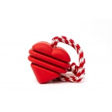 Игрушка SodaPup Heart on a String (Херт-он-а-Стринг) «Сердце на веревке», красное