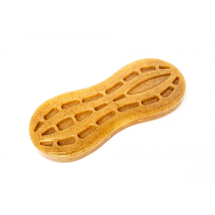 Игрушка SodaPup Nylon Peanut – Brown (Нейлон Пинат Браун) «Арахис», коричневый