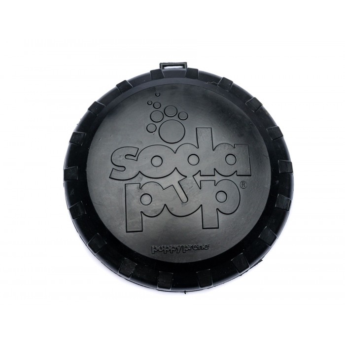 Игрушка SodaPup Magnum Bottle Top Flyer – Black (Магнум Боттл Топ Флаер Блэк) «Фрисби», черная
