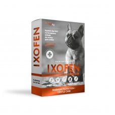 Unicum IXOFEN краплі від бліх, іксодових кліщів та комарів на холку для собак 4-10 кг (3 піпетки х 1 мл)