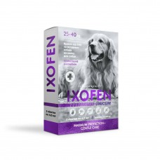 Unicum IXOFEN капли от блох, иксодовых клещей и комаров на холку для собак 25-40 кг (2 пипетки х 4 мл)