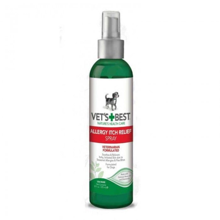 VET`S BEST Allergy Itch Relief Spray спрей для собак при аллергии 236 мл