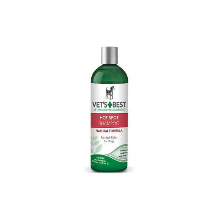 VET`S BEST Hot Spot Shampoo успокаивающий шампунь для собак 470 мл