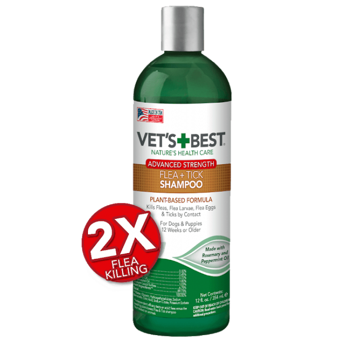 VET'S BEST Flea & Tick Shampoo шампунь від бліх та кліщів для собак 355 мл