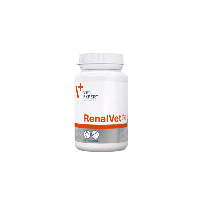 Vet Expert RenalVet пищевая добавка для поддержки функции почек у кошек и собак 60 капс.