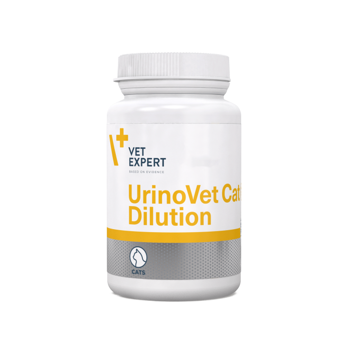 Vet Expert UrinoVet Cat Dilution пищевая добавка при мочекаменной болезни струвитного типа у котов 45 капс.