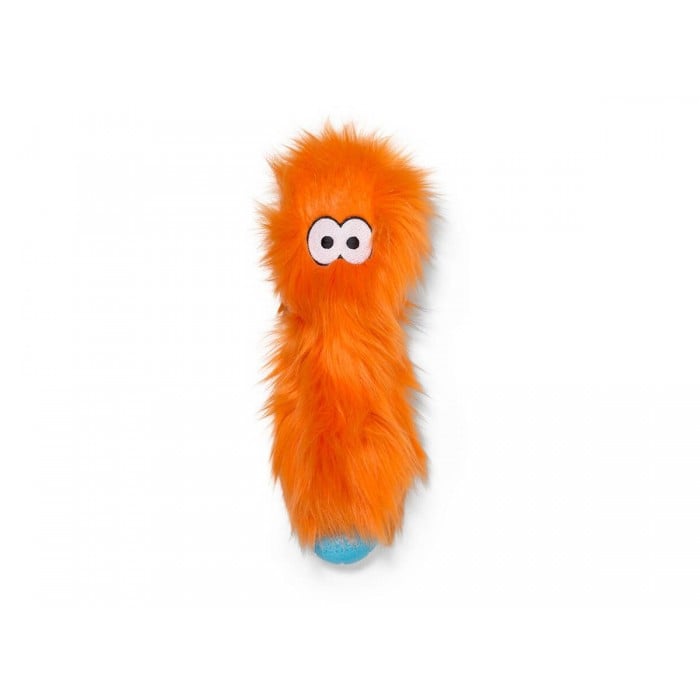Iграшка-пищалка для собак Кастер пухнастий Оранжева
