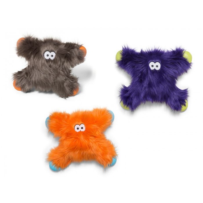 Iграшка-пищалка для собак Лінкольн пухнастий Фіолетова