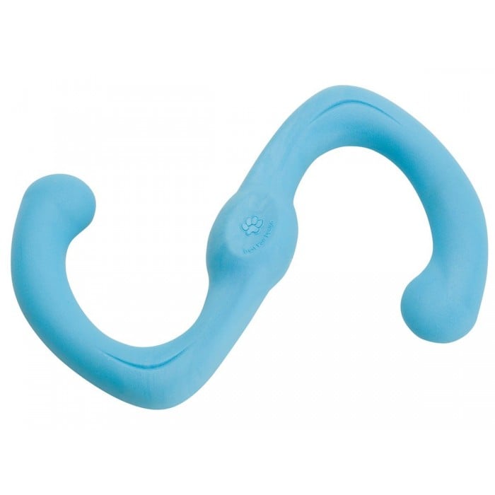 Игрушка для собак West Paw Bumi Tug Toy (Буми Таг Той) S-подобная Голубой 24 см