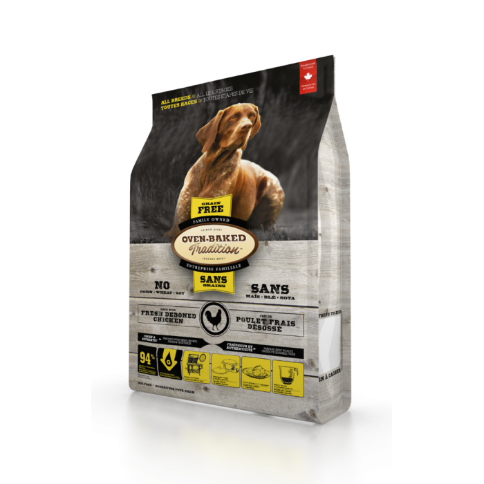 Oven-Baked Tradition беззерновой сухой корм для собак со свежего мяса курицы