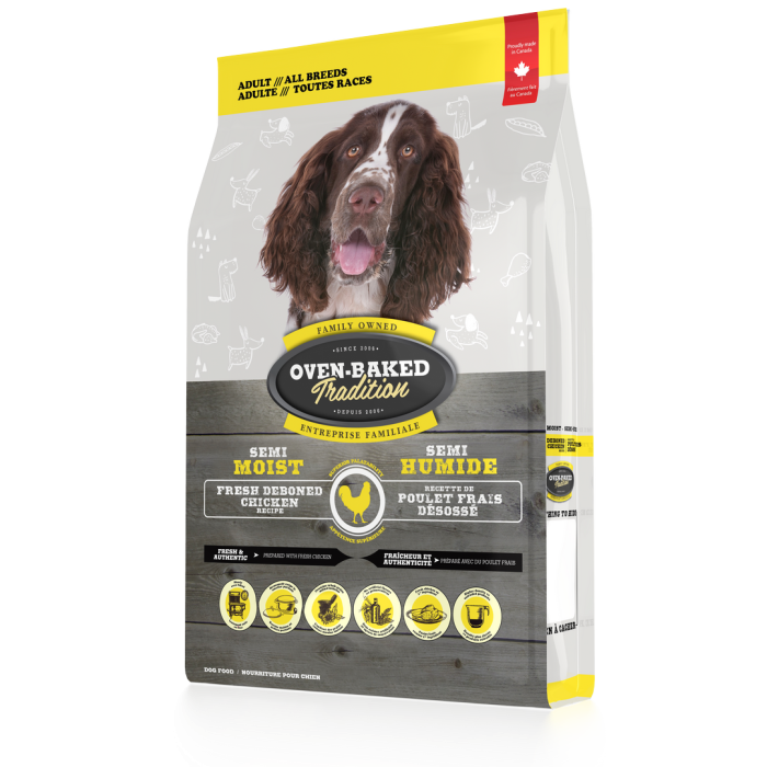 Oven-Baked Tradition полувлажный корм для собак с мясом курицы