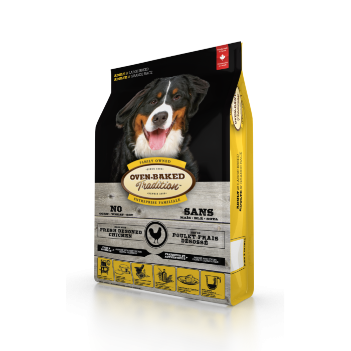 Oven-Baked Tradition сухой корм для собак больших пород со свежего мяса курицы 11.34 кг