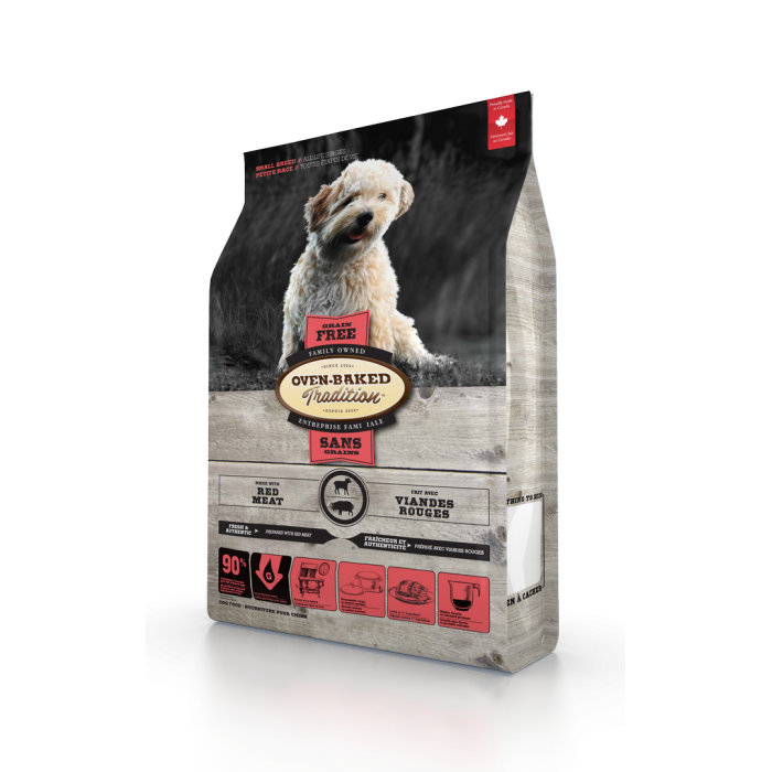 Oven-Baked Tradition беззерновой сухой корм для собак малых пород с красного мяса 2,27кг.