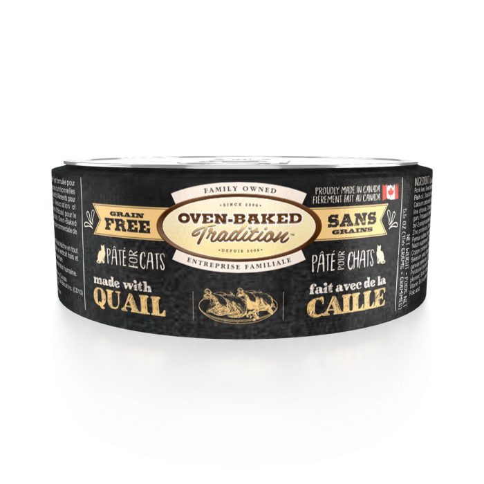 Oven-Baked Tradition беззерновой паштет для кошек со свежим мясом перепелки