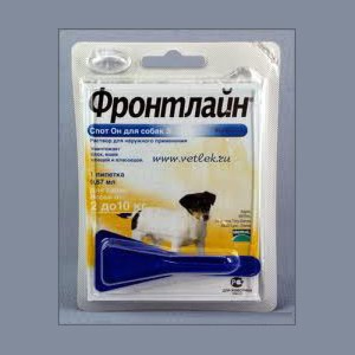 FrontLine (Фронтлайн) Spot On S краплі п\п для собак від 2 до 10кг.