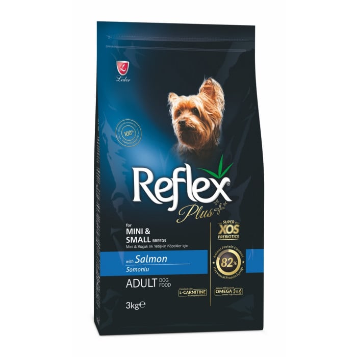 Рефлекс Плюс Полноценный сухой корм для собак малых пород с лососем 3кг.